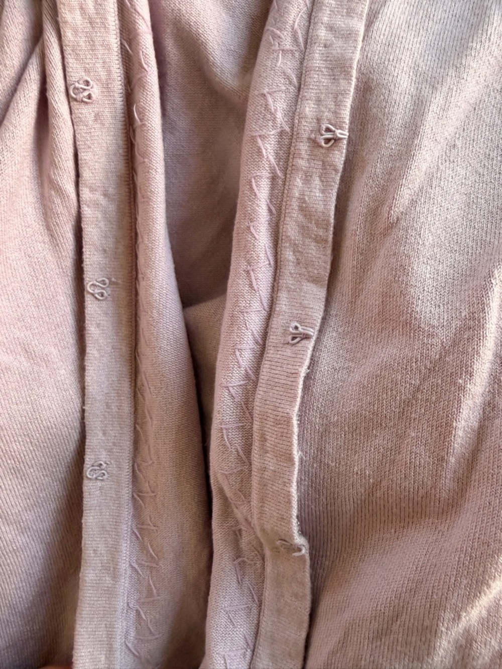 Banana Republic Silk Blend Beaded Cardigan Lilac Floral Embellished Sweater S - Picture 13 of 15